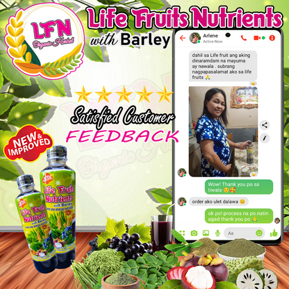 Life Fruits Nutrients with Barley Food Supplement