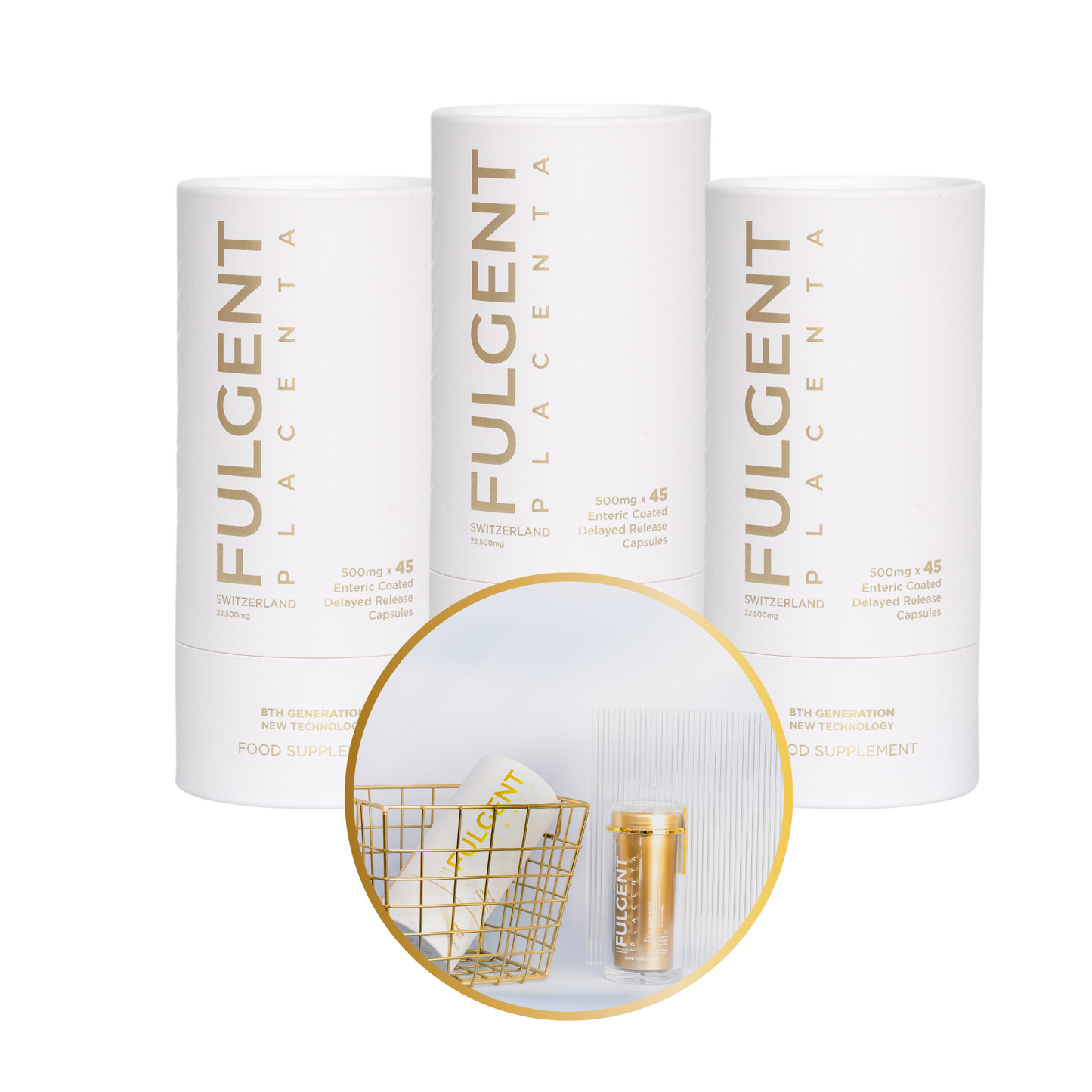 BUY 2 TAKE 1 (3 Bottles) of Fulgent Placenta Oral Stem Cell Therapy