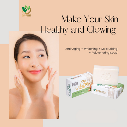 Fulglow 21 in 1 Soap with Swiss Apple Stem Cell and Sheep Placenta;Moisturizing, Anti-aging,whitening and rejuvenating soap