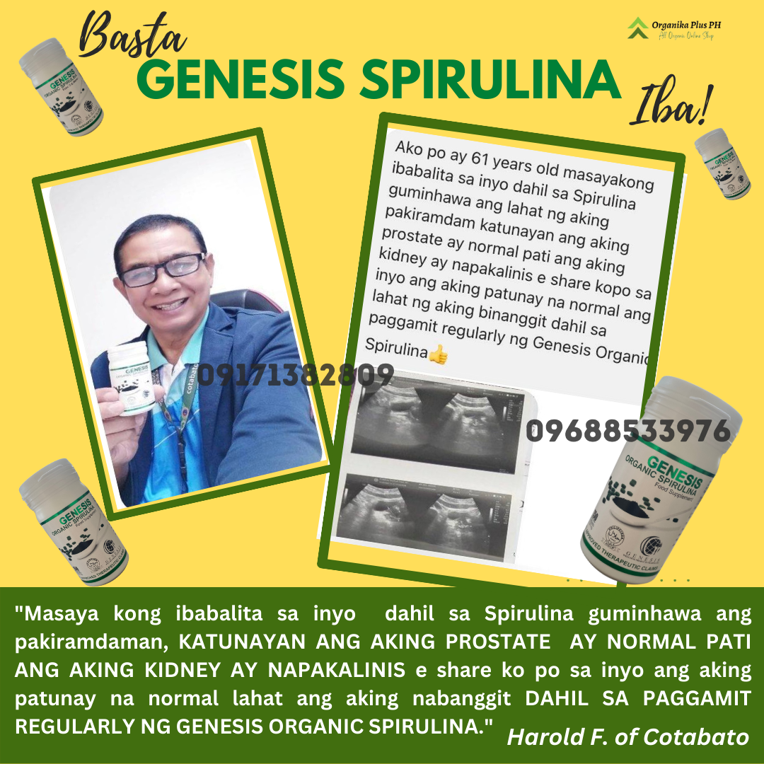 BUY 2 GET 1 FREE Genesis Organic Spirulina